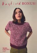 Spin Short Sleeve Sweater in Hayfield Bonus Marl Chunky (10953) - PDF image