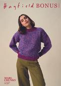 Ripple Round Neck Sweater in Hayfield Bonus Marl Chunky (10944) - PDF image