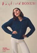 Embrace Collar Cardigan in Hayfield Bonus Marl Chunky (10949)