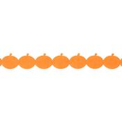 Orange Felt Pumpkin Trim (35mm) - Per Metre image