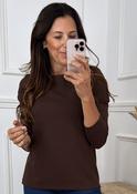 Suri Brown Side Zip Top