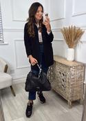 Tierney Black Stripe Knit Cardigan