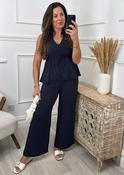 Catherine Navy Striped Set image