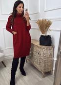 Betsy Red Jumper Midi Dress