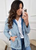 Danielle Blue Long Rain Jacket image