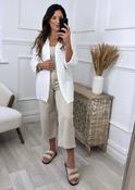 Clara White Knit Cardigan