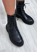 Cait Black Biker Boots