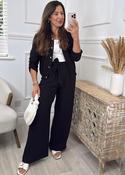 Michelle Black Pants and Top Set image