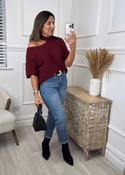 Giovanna Wine High Neck Knit image