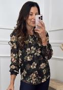 Alana Green Floral Print Blouse
