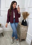 Laney Wine Military Button Jacket image