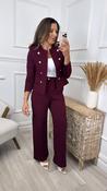 Penny Wine Wide Leg Pants