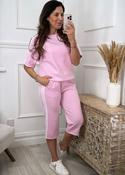 Sandy Baby Pink Short Sleeve Set