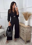 Honor Black Wrap Jumpsuit image