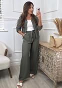 Michelle Khaki Pants and Top Set image