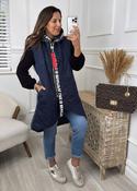 Ceoline Navy Gilet with Back Detail image