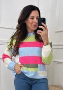 Teodora Multi Colour Stripe Jumper
