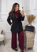 Rosie Black Belted Jacket image
