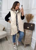 Ceoline Beige Gilet with Back Detail image