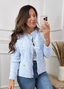 Kaia Blue Button Cardigan image