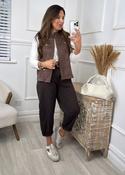 Katie Brown Button Waistcoat image