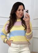 Blakely Yellow Wide Stripes Jumper