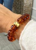 Liana Amber Beads Stretch Bracelet image