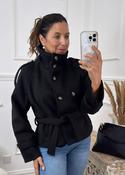 Roisin Black Jacket With Buttons image