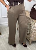Aoibhinn Mocha Belted Wide Leg Trousers image