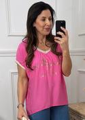 Nancy Pink Everything is Possible Top