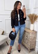 Anita Black Jacket with Frog Button image