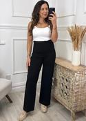 Emerson Black Straight Leg Trousers