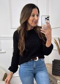 Lainey Black Long Sleeved Jumper image