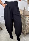 Julie Black Pleat Balloon Pants