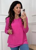 Lucia Fuchsia Double Layer Summer Sweater image