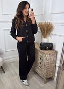 Lennox Black Cardigan Set