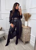 Abby Black High Neck Top image