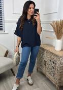 Valencia Blue Striped Top image
