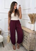 Trudy WIne Elasticated Cuff Pants image