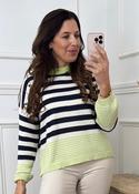 Carmella Navy Stripe Jumper