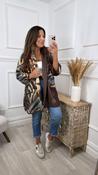 Trista Beige Animal Print Jacket