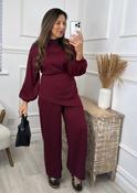 Molly Wine knit 2 Piece Set image