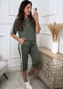Sandy Khaki Short Sleeve Set