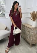 Eleanor Wine Side Knot Set