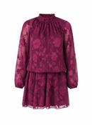 Gwen Wine Applique Dress