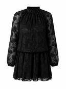 Gwen Black Applique Dress