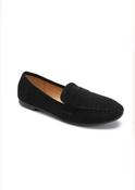 Beryl Black Suede Loafers