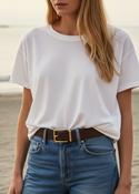 Rosemary Brown Leather Jeans Belt