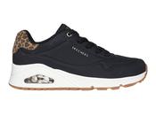 Skechers 177093 UNO - Jungle Nite - Black Leopard