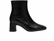 Clarks Fernie Zip - Black Crocodile (D) image
